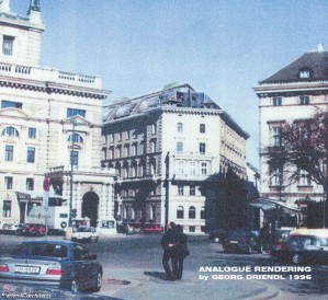 --------------------------------------------------------------------------------
Project Description
--------------------------------------------------------------------------------
Penthouses behind the Burgtheater Wien
Study for reanimating Vienna’s „Roof landscape“ 
Vienna
1996